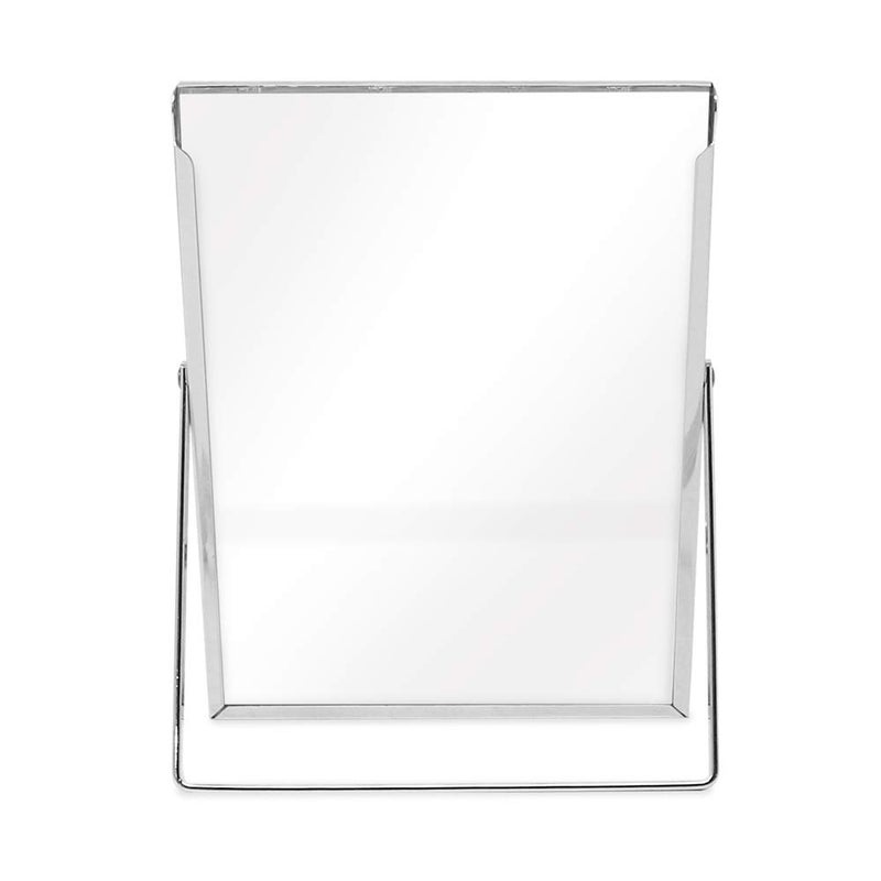 Laura Ashley 5x7 Silver Bamboo Metal Picture Frame (Vertical) with Pull-Out Easel Stand, Made for Tabletop, Counterspace, Shelf and Desk - Image 3